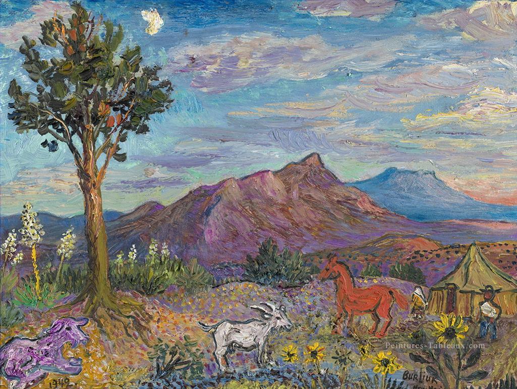 paysage dans le nouveau mexique 1942 russe Peintures à l'huile